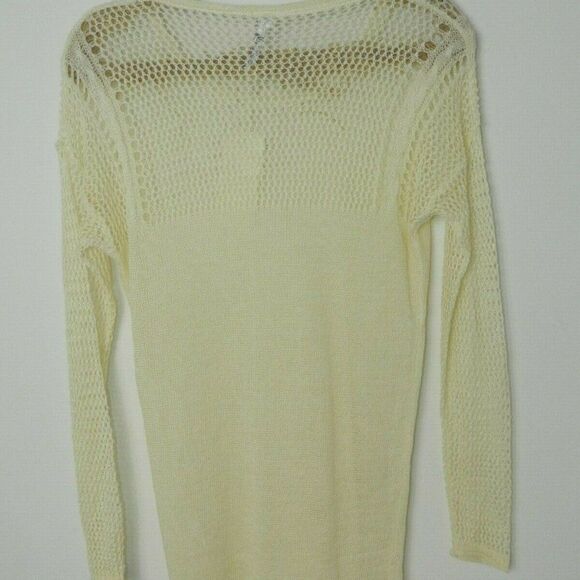 Miilla Sweater Ivory Linen Knit Lightweight Large‎ - Picture 3 of 10